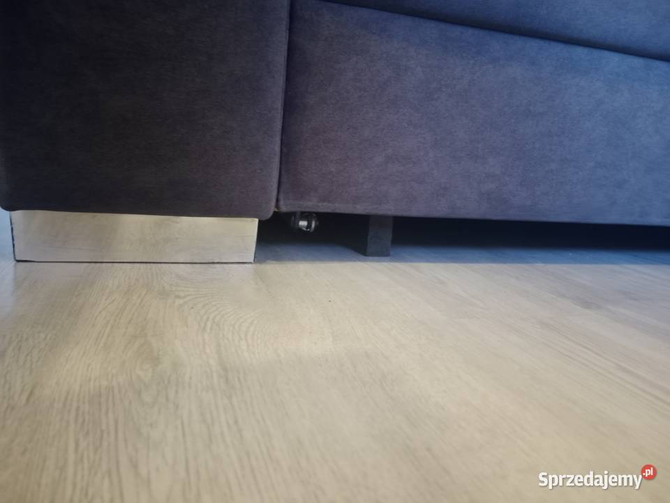 Sofa z funkcją spania szara 90cm Gorzów Wielkopolski