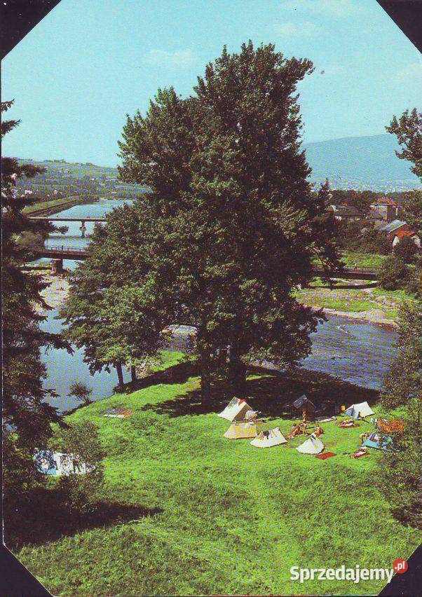 Kart Poczt Żywiec pole namiotowe 1978