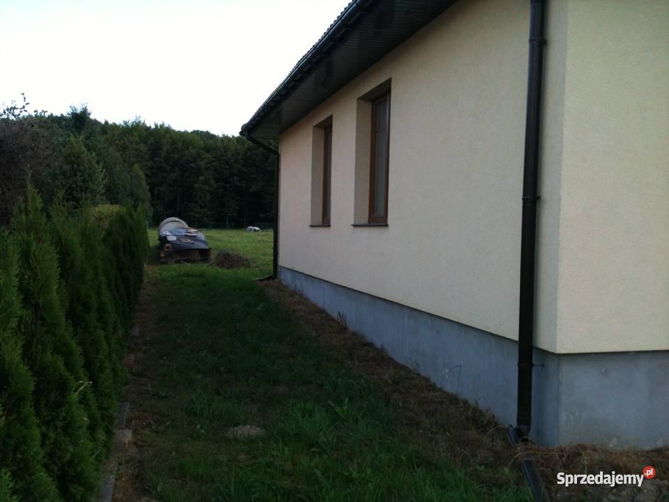 parterowy dom w Porębie Wielkiej do wykończenia