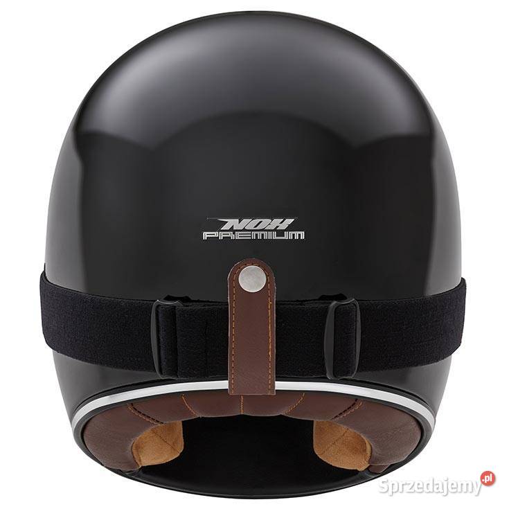 KASK RETRO NOX PREMIUM RAGE CZARNY XL skorupa Rozmiar XL Mrągowo