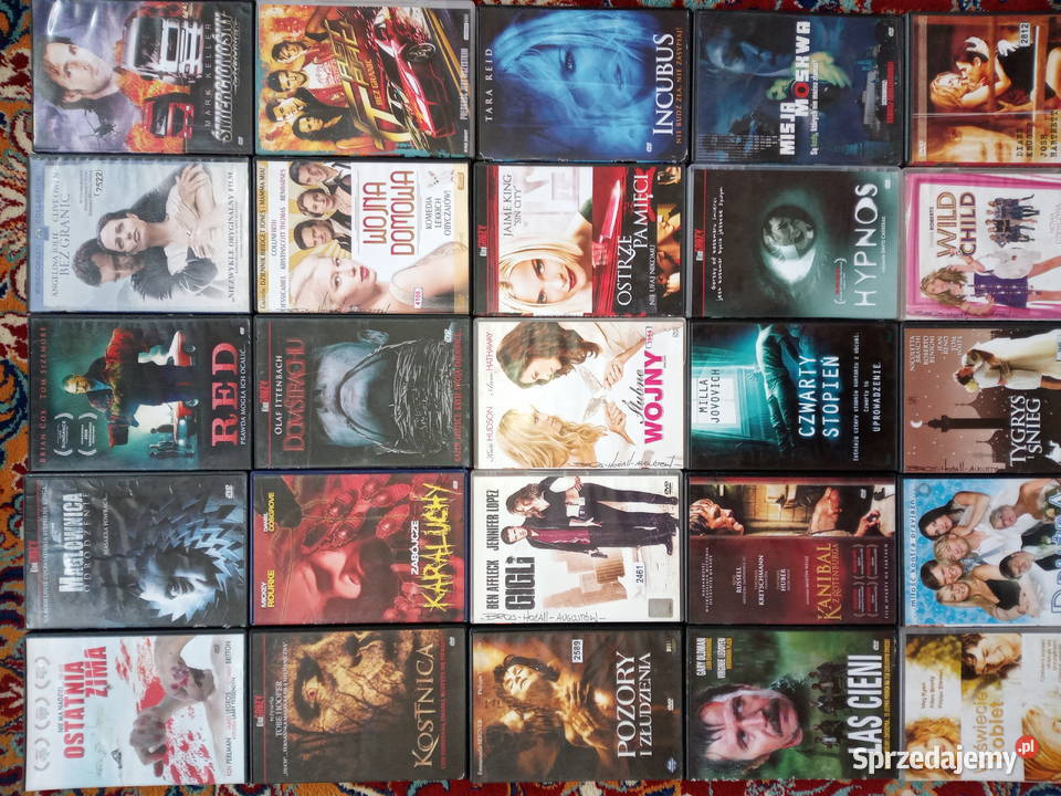 Filmy na dvd 34 plyty Augustów