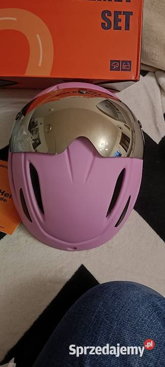 Kask rowerowy z ochroną okularów korekcyjnych Drezdenko