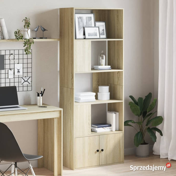 Regał dąb sonoma 70x36x189 materiał Warszawa