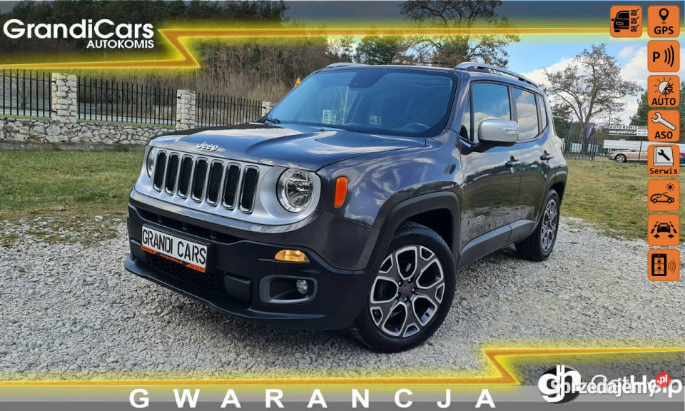 Jeep Renegade 14T 140 Navi Panorama KeyLess elektryczne lusterka