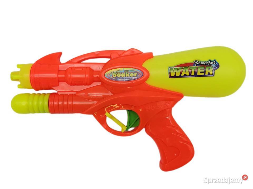 Pistolet na wodę 25 z pompką pomarańczowy sprzedam