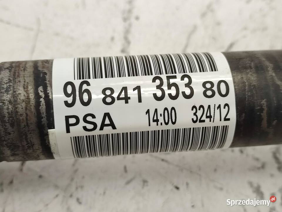 PÓŁOŚ LEWA CITROEN C3 III SX 16 BlueHDi 2016