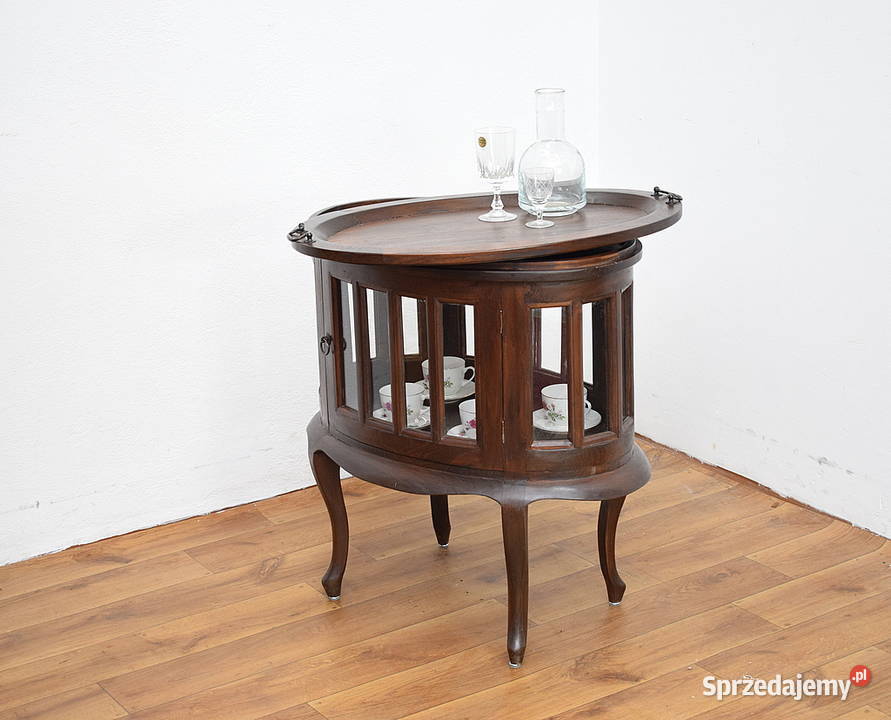 Kolonialny barek tekowy szafka herbaciarka Antyki, Sztuka, Kolekcje Świdnica sprzedam