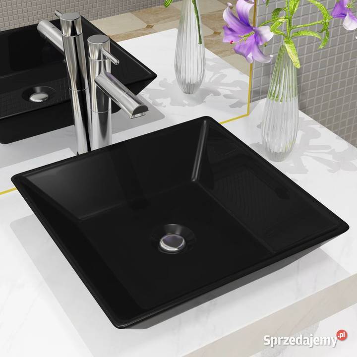 vidaXL Umywalka ceramiczna kwadratowa142739 sprzedam