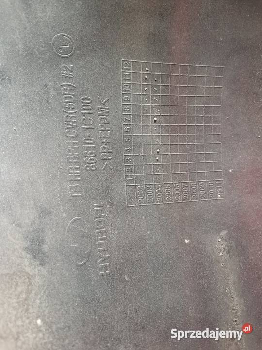 Getz tył zderzak 866101c100 Orzesze