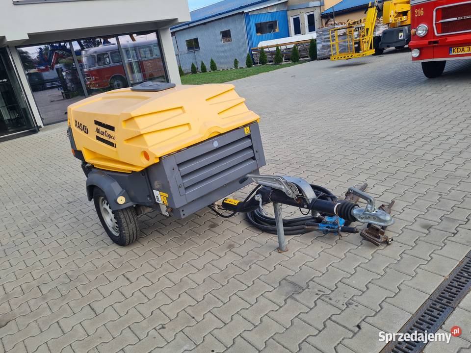 Sprężarka ATLAS COPCO młoty wąż 2013 Maszyny budowlane sprzedam