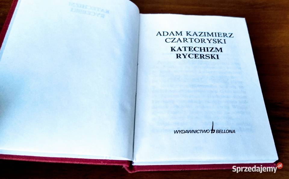 Katechizm rycerski  Adam Kazimierz Gdańsk