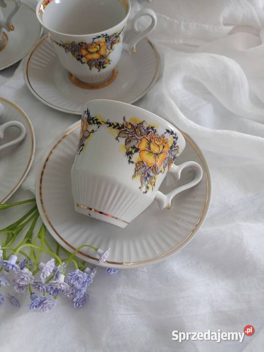Zestaw do espresso porcelana Baranovka Poznań