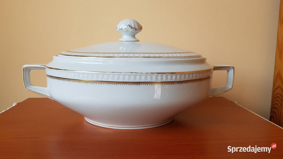 Stara duża porcelanowa waza Ohme Silesia Dąbrowa Górnicza