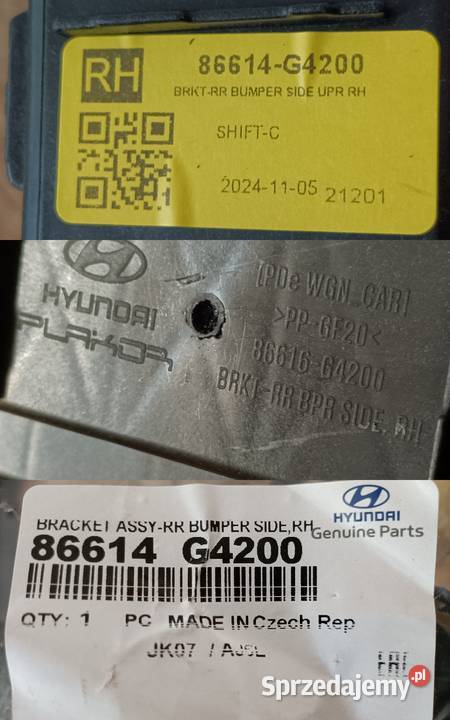 HYUNDAI i30 III KOMBI ŚLIZG MOCOWANIE ZDERZAKA wielkopolskie Pleszew