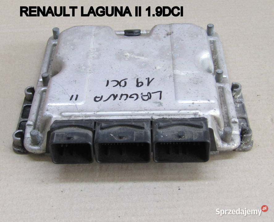 STEROWNIK SILNIKA RENAULT LAGUNA II 19DCI Rok produkcji 2001 łódzkie Mysłaków