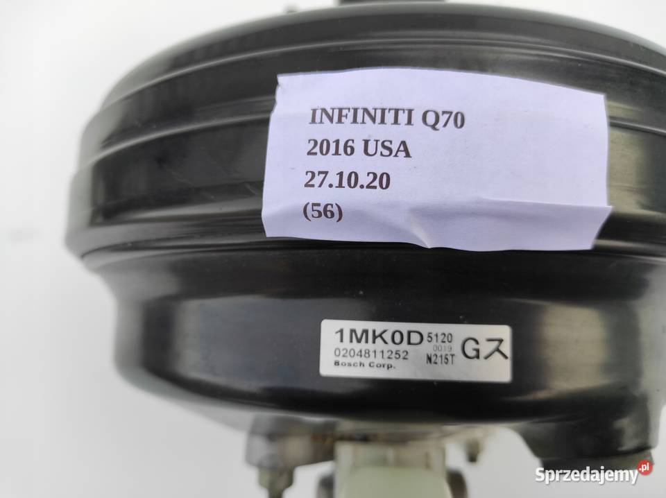 CZUJNIK CIŚNIENIA SERWA HAMULCA INFINITI Q70 M37 wielkopolskie Nowy Tomyśl