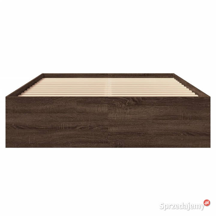 Łóżko bez materaca brązowy dąb 120x200 WM3295666 Warszawa
