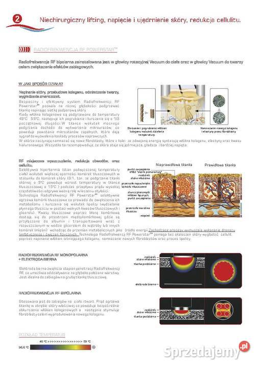 Powerstar endermologia z RF HIFU kawitacja RF Prudnik