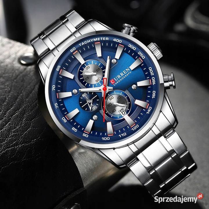 Duży zegarek męski z chronografem Curren lubuskie Gorzów Wielkopolski sprzedam