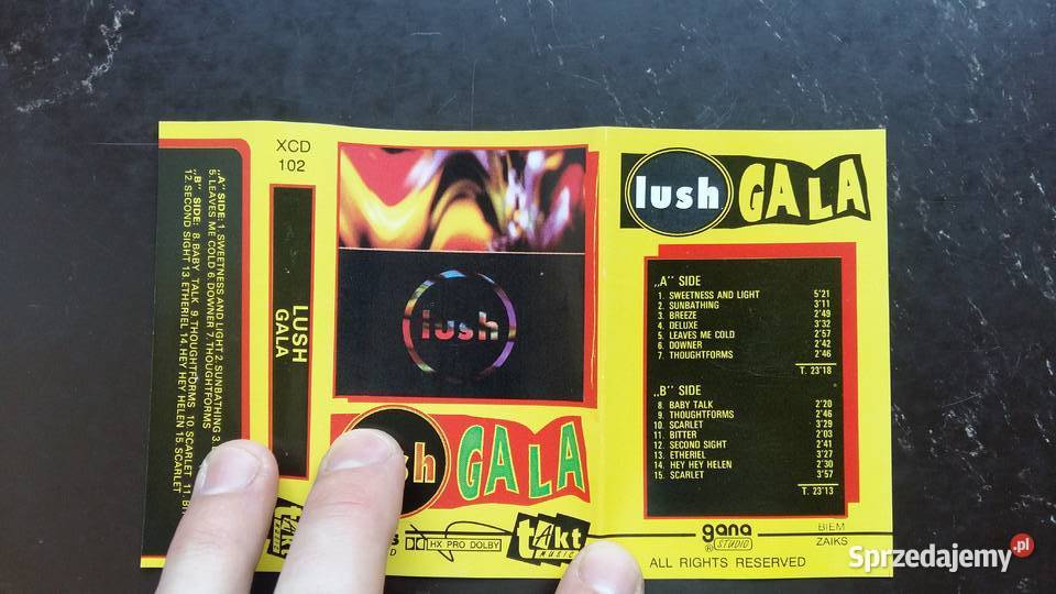 Kaseta magnetofonowa Lush Gala Wyd Takt podlaskie Siemiatycze