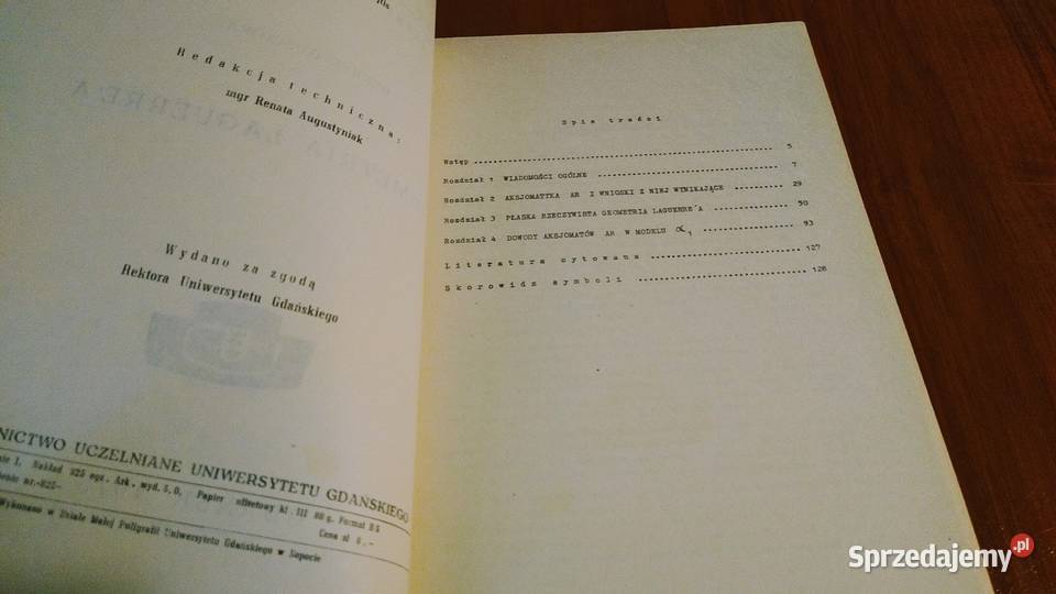 Geometria Laguerrea Henryk Guściora