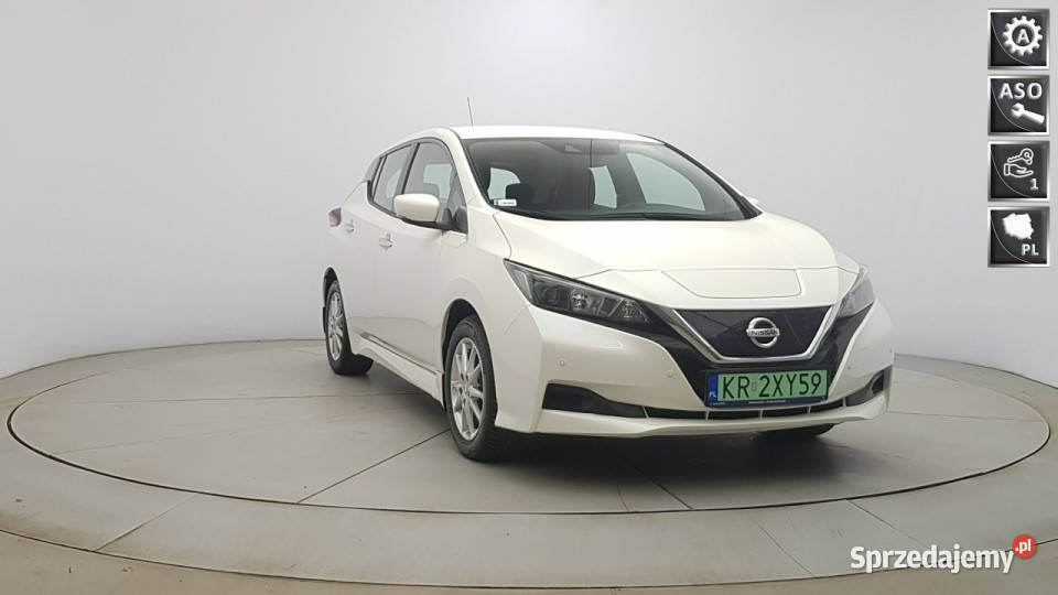 Nissan Leaf 40kWh 150 Acenta Z polskiego salonu czujnik parkowania mazowieckie Warszawa