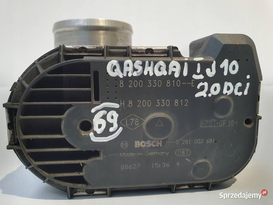 PRZEPUSTNICA Nissan Qashqai 20 DCI 8200330810 Chełm