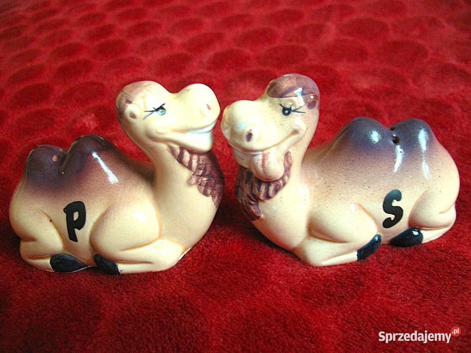 Sól i pieprz wielbłądy 6 x 8 x 4 Solniczka i Siedlce