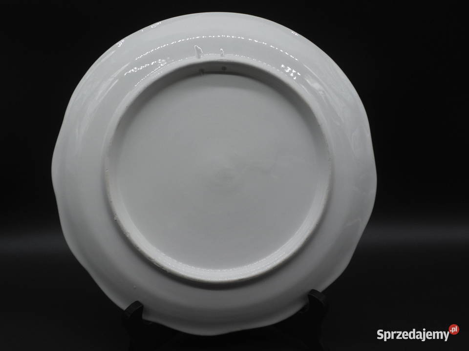 Dekoracyjny talerz ceramiczny reliefowy motyw wielkopolskie