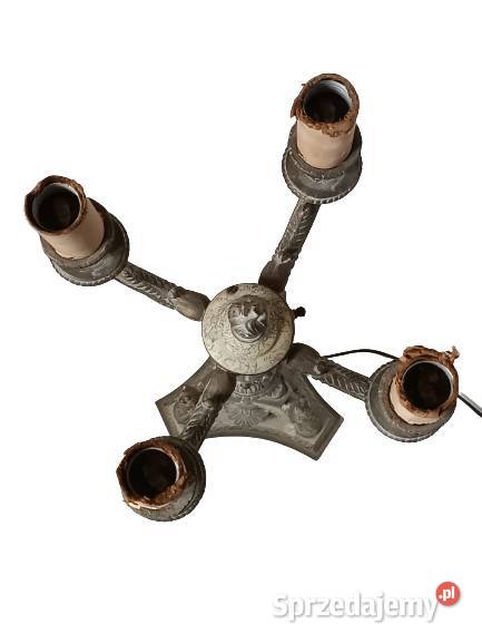 Duża stara secesyjna lampa 59 sprzedam