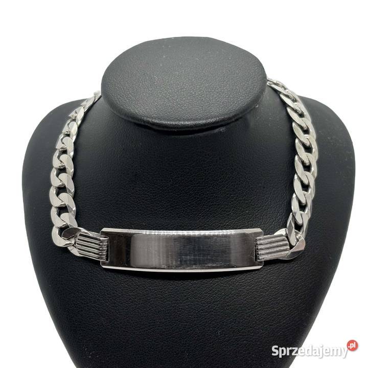 Srebrna Bransoleta Próby 925 1564g Długość 22 Bransoletki Elbląg