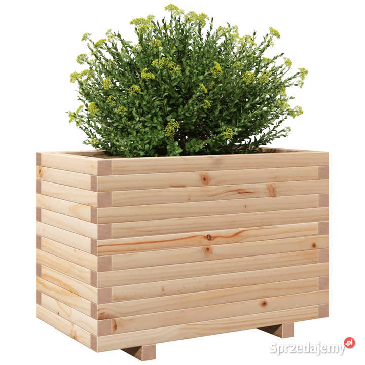 Donica ogrodowa 70x40x495 lite drewno sosnowe