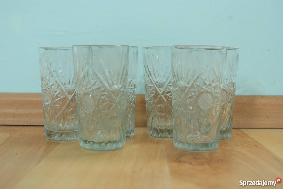 Stare zabytkowe kryształy ZESTAW Lubań