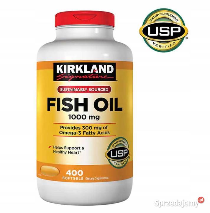 Kirkland Fish Oil 1000 mg 300 mg OMEGA 3 400 Mielec