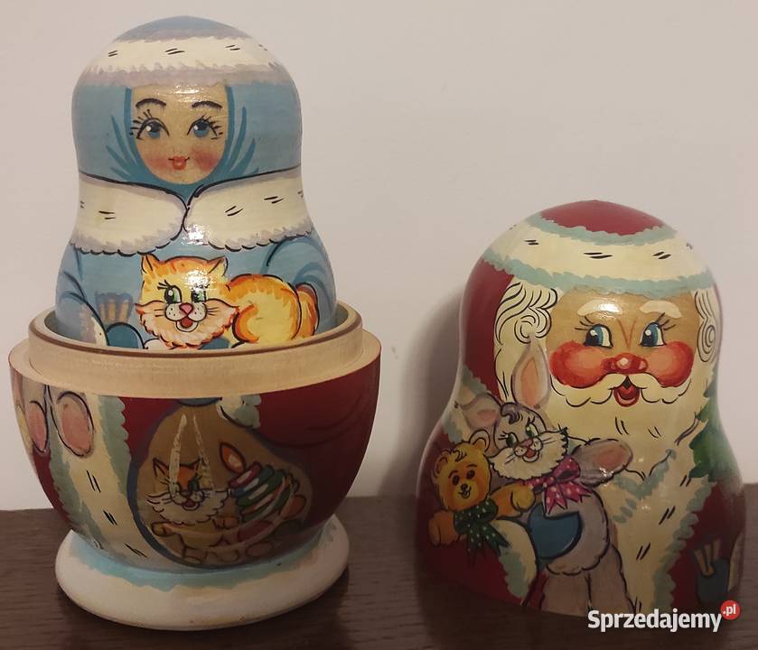 Matrioszki matrioszka Dziadek Mróz Mikołaj mazowieckie Warszawa