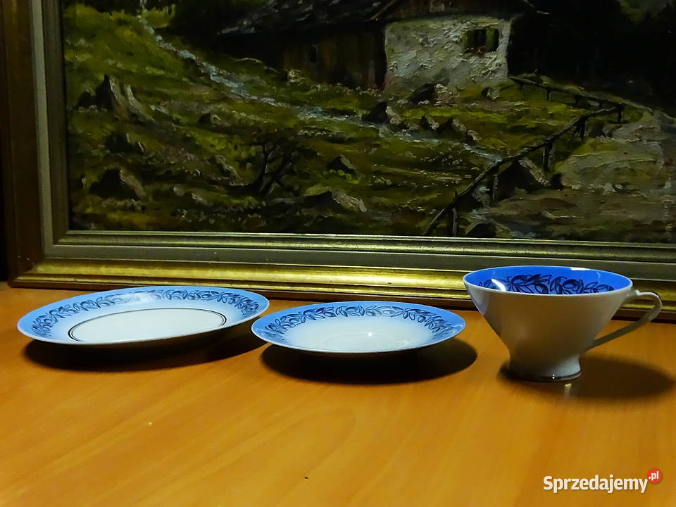 Zestaw kawowy ceramiczny w stylu vintage Biłgoraj