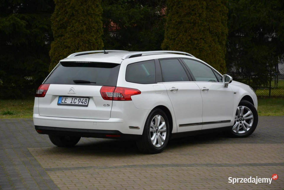 Citroen C5 Exclusive Biała Perła Skóry BiXenon kurtyny powietrzne Ostrów Mazowiecka sprzedam