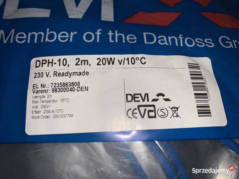 Devi DPH10 2m Zestaw grzejny Warszawa