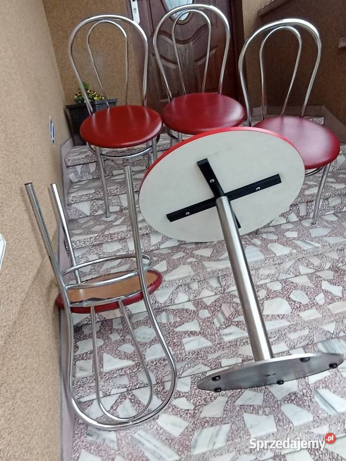 Komplet do Kuchni i inne Pomieszczenia Stolik 4 śląskie Golasowice
