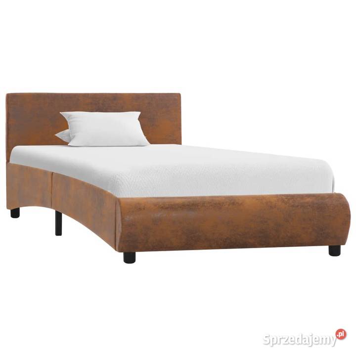vidaXL Rama łóżka, brązowa, sztuczna 285475