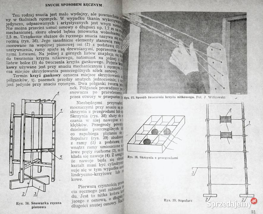 Tkactwo rękodzielnicze Zofia Krzeptowska Józef Książki i Podręczniki Chełm
