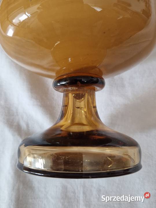 Wazon na nodze Jerzy SłuczanOrkusz vintage PRL Warszawa