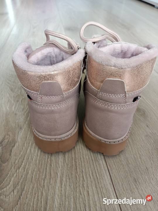 Buty botki dziecięce pudrowy róż 30 Płock