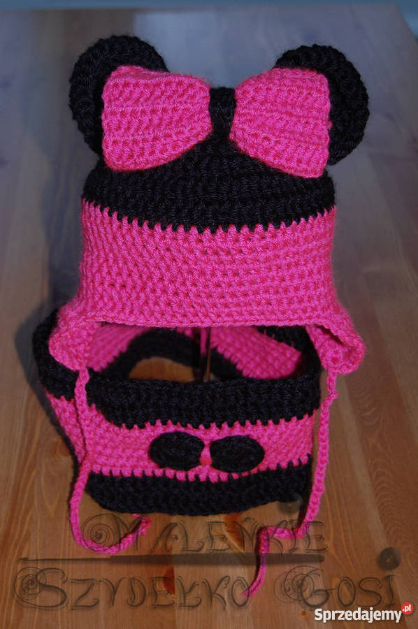 czapki dzieci szydełko rękodzieło