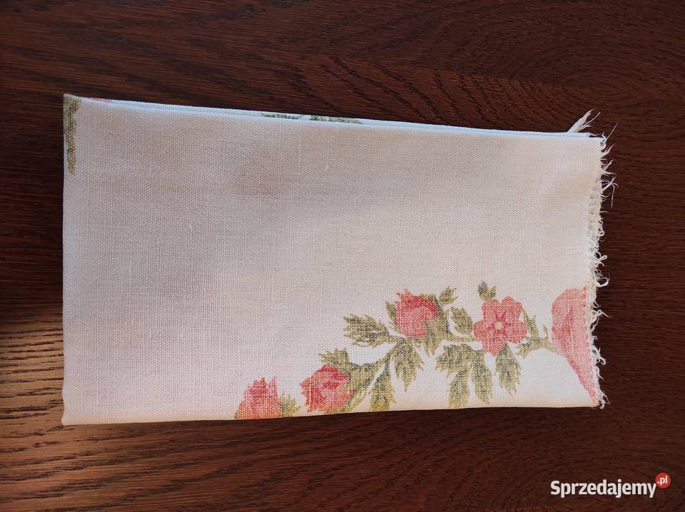 Serwetka lniana 60x60 PRL Warpechy Stare