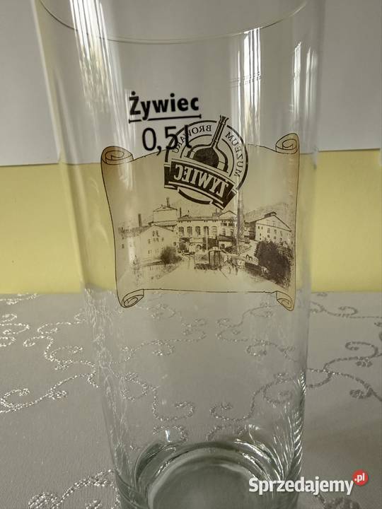 Szklanka Kufel Żywiec Muzeum Browaru 05l przezroczysty Szklanki i kufle