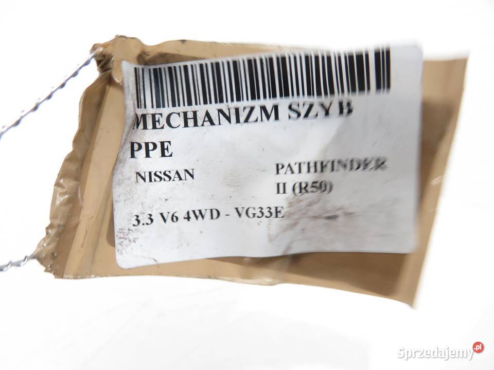 PODNOŚNIK SZYBY PRAWY PRZEDNI PATHFINDER R50 Mechanizmy opuszczania szyb