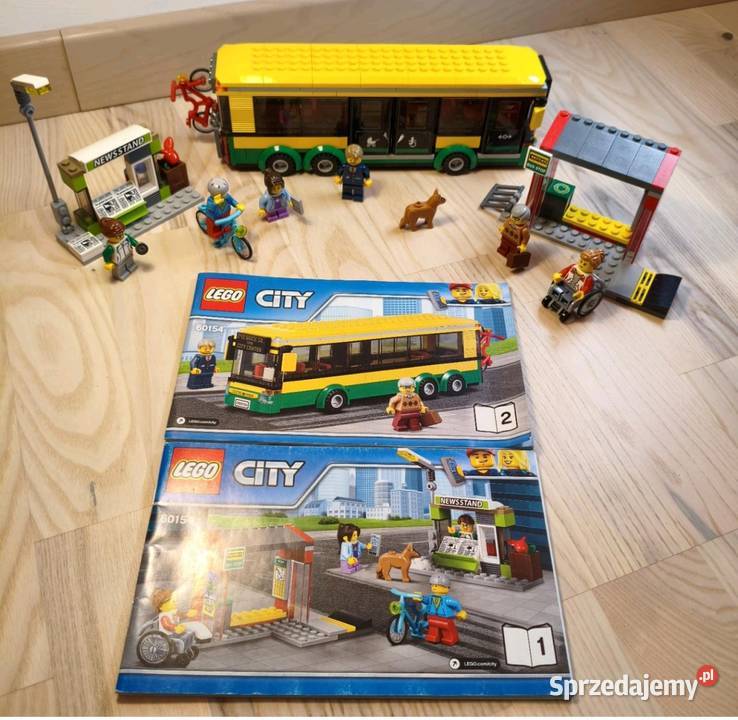 LEGO 60154 Set Town City Traffic Bus Station