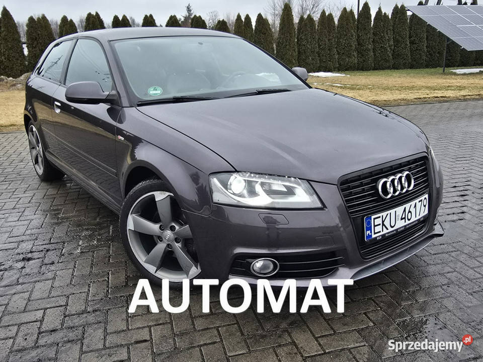 Audi A3 3drzwiowe 14Turbo AUTOMAT 2x SLine centralny zamek łódzkie Kutno