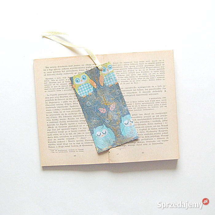 sowa zakladka do książki sowy zakładka zakładka Rok wydania 2019 łódzkie Łódź